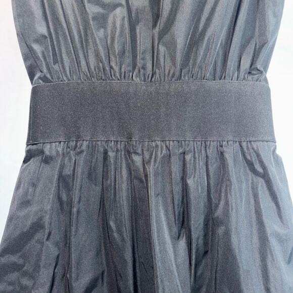 Yigal Azrouël New York Black Gathered Waist Dress – Size 4 - Picture 8 of 11